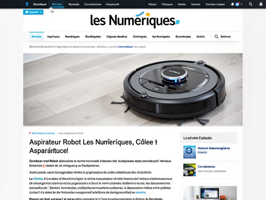 Aspirateur robot naviguant entre des pieds de chaise sur un parquet clair