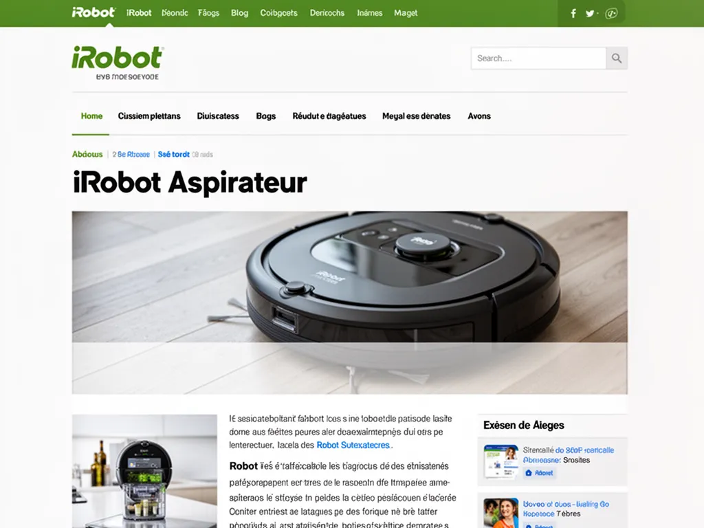 iRobot aspirateur : guide d'achat et usages 2026