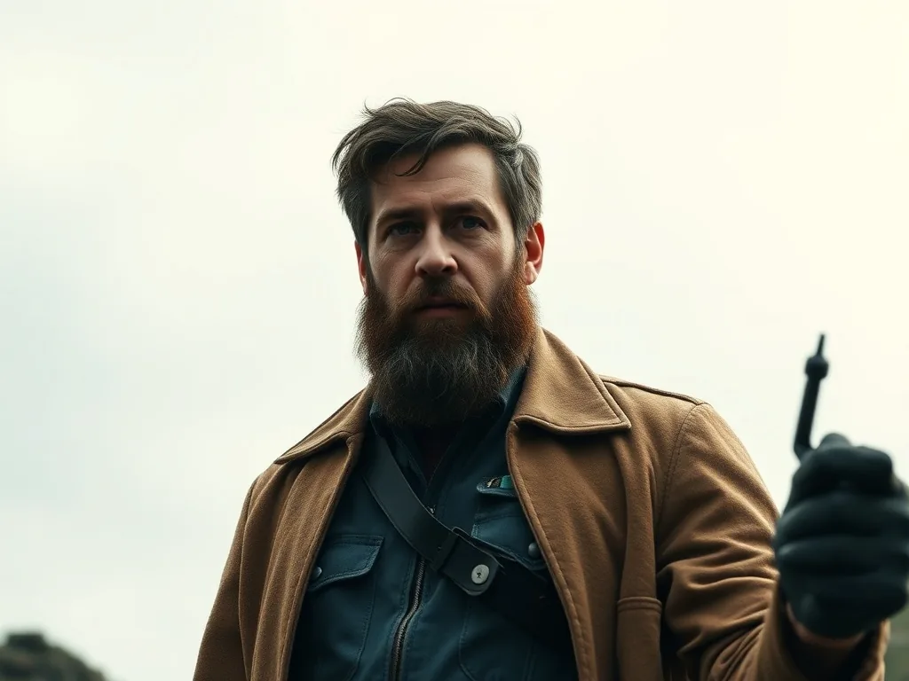 Écran d'ordinateur affichant une interface de streaming avec une barre de recherche et des vignettes de films, fond sombre