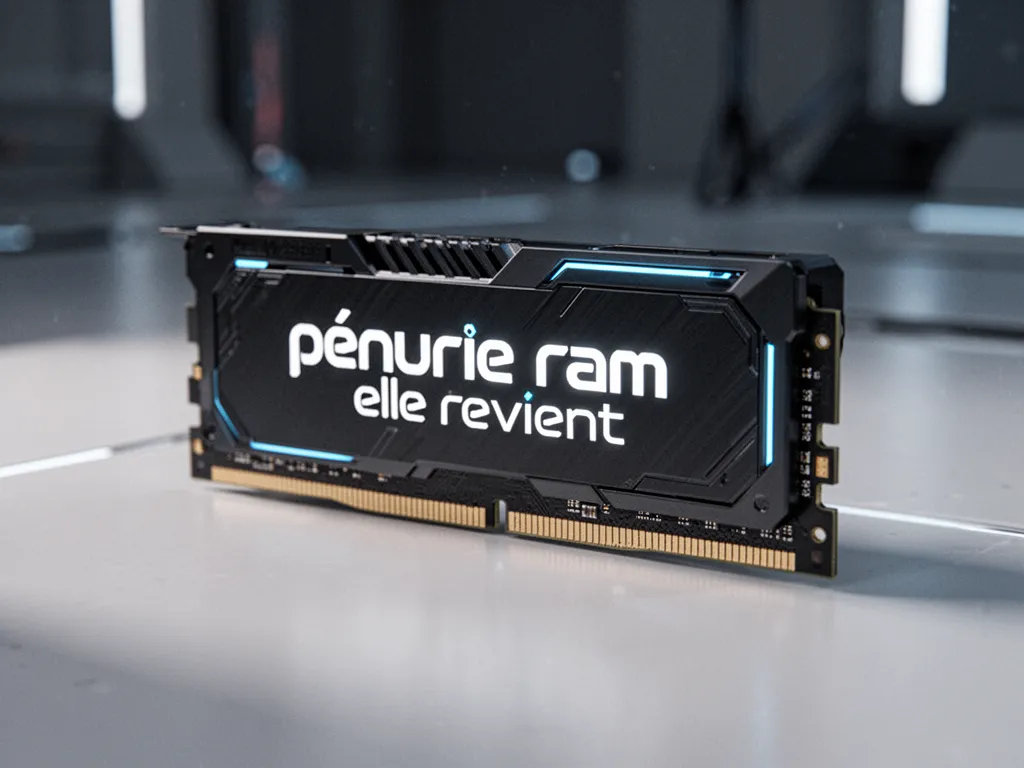 Pénurie de RAM 2026 : pourquoi elle revient (et comment l'éviter)